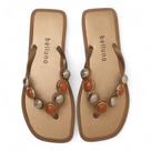 Chinelo Belluno Emborrachado Pedraria Conchas