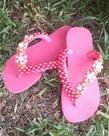chinelo bordado Top Pink chinelo bordado Top Pink