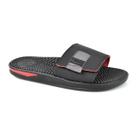 Chinelo BR SPORT I5 Preto Vermelho Ultraleve tiras autocolantes -