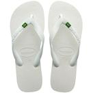 Chinelo Brasil Branco 41/42 Havaianas