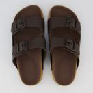 Chinelo Cartago Slide Milão Plus Marrom