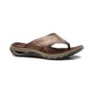 Chinelo casual couro pegada
