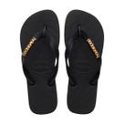 Chinelo Casual de Dedo Linha Top Feminino Havaianas Preto 35/36