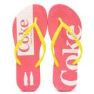 Chinelo Casual De Tiras Akaroa Coca Cola Feminino Cc4395