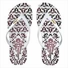 Chinelo Casual Feminino Arabescos Marrom, Magicc