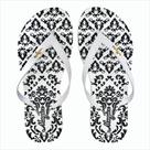Chinelo Casual Feminino Arabescos Preto, Magicc Chinelo Casual Feminino Arabescos Preto, Magicc
