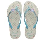 Chinelo Casual Havaianas Infantil Meninas Slim Glitter II Cor:BegeTamanho:29/30 Chinelo Casual Havaianas Infantil Meninas Slim Glitter II Cor:BegeTamanho:29/30
