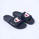 Chinelo Champion Slide IPO tiras autocolantes Black