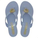 Chinelo Charmosa Chic Concha Feminino