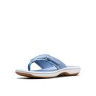 Chinelo Clarks Breeze Sea feminino, jeans, azul, tamanho 10 Chinelo Clarks Breeze Sea feminino, jeans, azul, tamanho 10