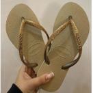 Chinelo Clean Glitter II Cor:DouradoTamanho:35/36