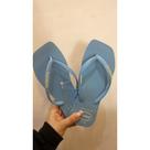 Chinelo Clean Square Logo Pop-Up Cor:Azul LavandaTamanho:33/34