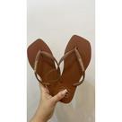 Chinelo Clean Square Logo Pop-Up Cor:FerrugemTamanho:39/40 Chinelo Clean Square Logo Pop-Up Cor:FerrugemTamanho:39/40