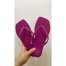 Chinelo Clean Square Logo Pop-Up Cor:Rosa GumTamanho:33/34