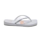 Chinelo Coca Cola Alma Square Branco Feminino Borracha