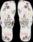 Chinelo coca cola bird square feminino