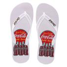 Chinelo Coca-Cola Bottle Circle Branco - Masculino Chinelo Coca-Cola Bottle Circle Branco - Masculino