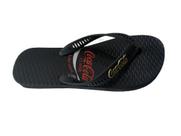 Chinelo Coca Cola Hays Masculino 4075 Preto/Preto Chinelo Coca Cola Hays Masculino 4075 Preto/Preto