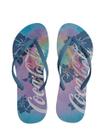 Chinelo Coca Cola Hibiscus Feminino Azul Denim 4382
