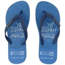 Chinelo Coca Cola Paper Denim/Azul Marinho