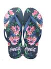 Chinelo Coca-Cola Shoes Colorful Garden Feminino Adulto - Ref CC3625 - Tam 34/42 Multicores Chinelo Coca-Cola Shoes Colorful Garden Feminino Adulto - Ref CC3625 - Tam 34/42 Multicores