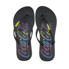 Chinelo Coca-Cola Shoes Colors Vibes Feminino Adulto Ref. CC4649