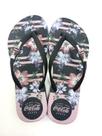 Chinelo Coca-Cola Shoes Flower Forest Feminino Adulto Ref CC3566 Tam 34/42 - Multicores
