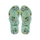 Chinelo Coca-Cola Shoes Sweet Floral Feminino Adulto Ref. CC4655