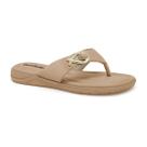 Chinelo Comfortflex Detalhe Dourado Pedra Decorativa