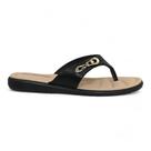 Chinelo comfortflex napa plus preto 2480333-8 Chinelo comfortflex napa plus preto 2480333-8