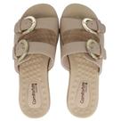 Chinelo Comfortflex Tira Dupla Com Fivela Tamanho:36Cor:Bege