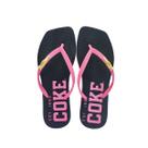 Chinelo Confortável Bianco Square Coca Cola Feminino Cc4325