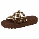 Chinelo Confortável Moleca Feminino Antiderrapante Flatform