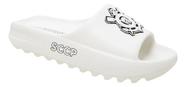 Chinelo Corinthians Nuvem Branco -