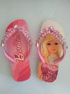 Chinelo customizado da Barbie!