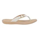 Chinelo de Couro Dedo Feminino Usaflex AM34004003 Branco Chinelo de Couro Dedo Feminino Usaflex AM34004003 Branco