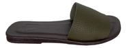 Chinelo De Couro Legitimo Feminina Rasteira Verão Modelo Casual Premium e Palmilha macia Confortável para Dia a Dia Antiderrapante Modelo Aberto HMS