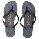 Chinelo De Dedo Beach Tennis Feminino Kona - Preto