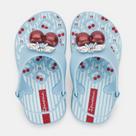 Chinelo De Dedo De Bebê Belle Cerejinha Ipanema Azul
