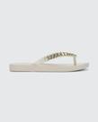 Chinelo De Dedo Feminino Zaxy Hype Tiras Com Correntes 19284