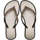 Chinelo De Dedo Flor De Griffe Tiras Brilhantes Feminino