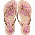 Chinelo de Dedo Havaianas Slim Organic 2 Floral Feminino