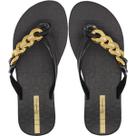 Chinelo de Dedo Ipanema Metal Glam Aplique Dourado Feminino