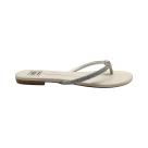 Chinelo de dedo leve dia a dia feminino tira sagu strass napa moleca 5557103