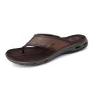 Chinelo de Dedo Masculino Conforto Couro AMORTECH Pegada