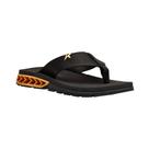 Chinelo de Dedo Masculino Preto e Dourado com Solado Tratorado Kenner Chinelo de Dedo Masculino Preto e Dourado com Solado Tratorado Kenner