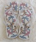 Chinelo de Dedo Moleca Havai Branco/Translucido