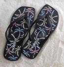 Chinelo de Dedo Moleca Havai Preto/Translucido