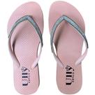Chinelo de Dedo Rosa com Detalhes nas Tiras - ULLY Chinelo de Dedo Rosa com Detalhes nas Tiras - ULLY