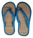 Chinelo De Palha Japonês Zori Azul Tamanho:41/42